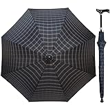 【F-SEASONS 高さ調整 ステッキ傘（チェック柄）】 バリエーション