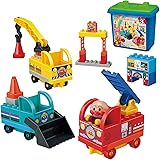 バンダイ(BANDAI)BlockLabo ブロックラボ アンパンマン わくわくのりものブロックバケツ