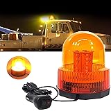 LYTDMSKY 回転灯 黄色 12V/24V兼用 回転・点滅 ledストロボライト パトランプ マグネット式 3mコード延長 視認性向上 非常ライト 車 30LED 15W 3種類の点灯バタン 作業灯 led 警告灯 道路誘導灯 工場/建設現場/公