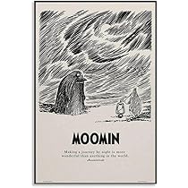 Amazon.co.jp: ミンアートポスターイラストアートトーベヤンソン