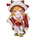 ICY Fortune Days 13cm bjd 人形 - アニメスタイルの人形セット、ギフト、装飾、DIY エクササイズ、コレクションに最適、女の子の人形 8+(leo)