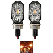 みかち専用 Amazon | バイク 高輝度 LED ウインカー ライト ミニ 小型 楕円