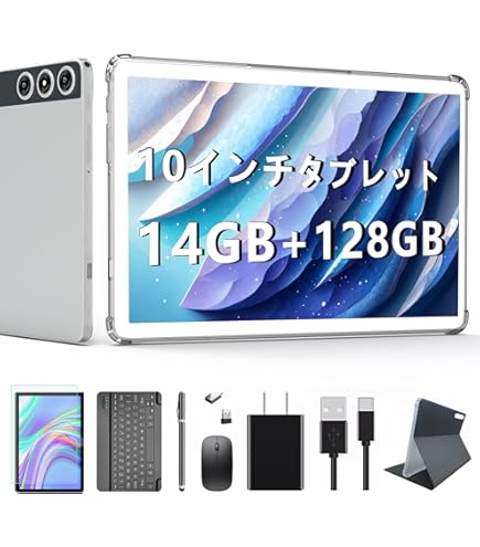 Amazon.co.jp: タブレット2024新登場Android14タブレット10インチWiFi