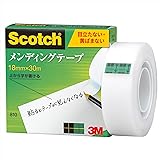 3M スコッチ テープ メンディングテープ 18mm×30m 小巻 810-1-18