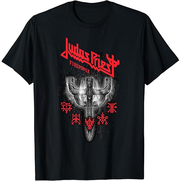 Amazon | Judas Priest – Invincible Shield Yellow Tシャツ | T