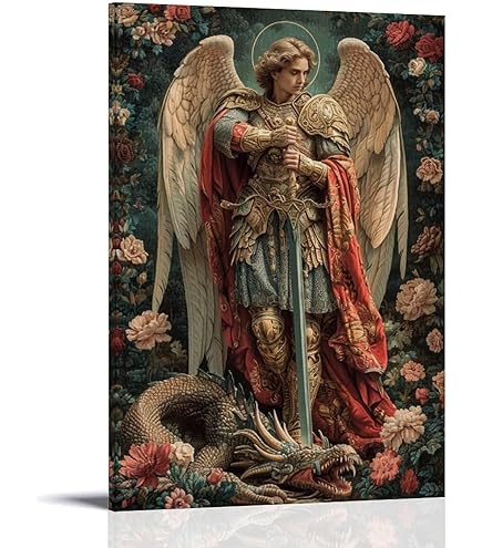 Amazon.co.jp: 大天使ミカエルの装飾画ポスター ポスター装飾絵画