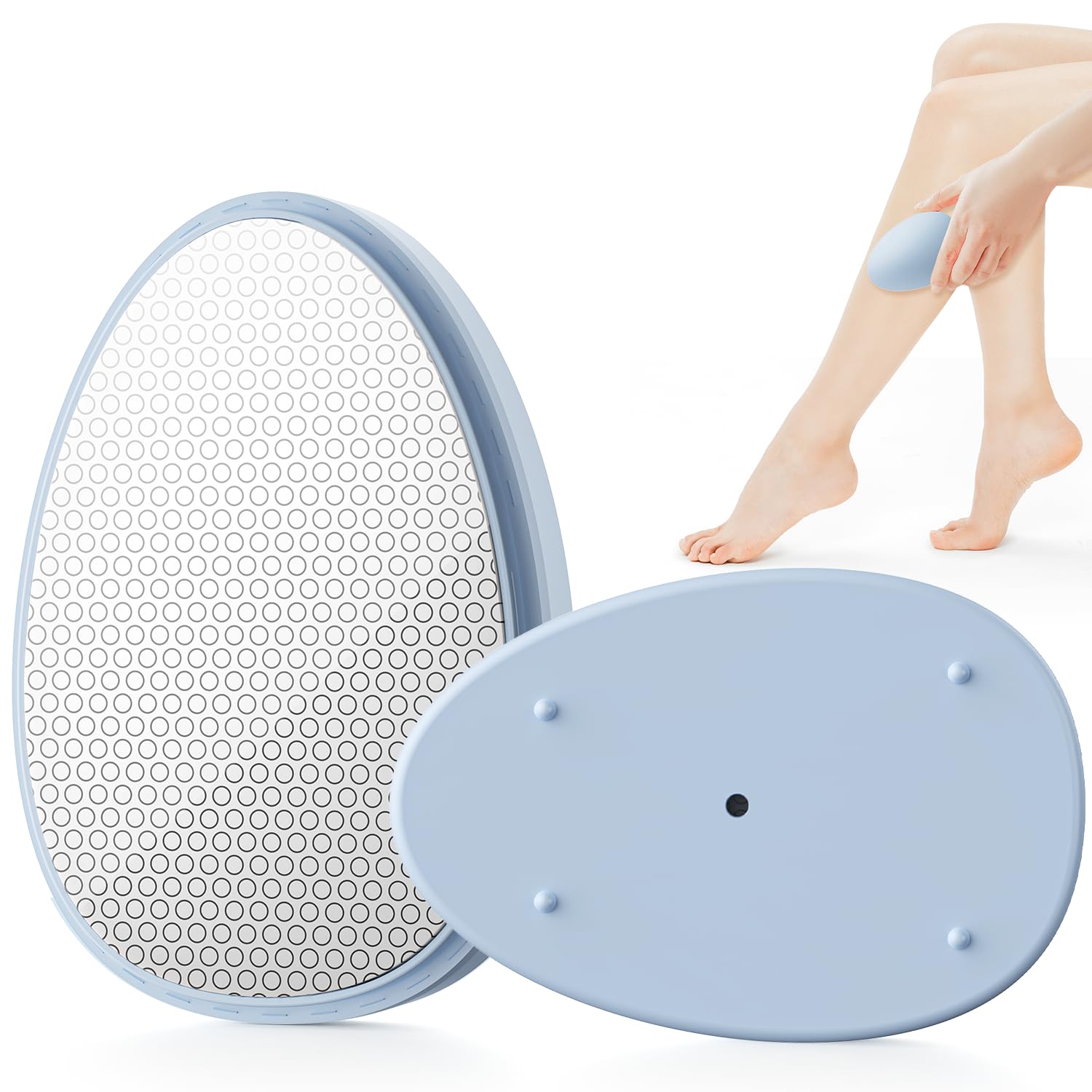 【43%OFF】【1,610円】 SILVLF 擦るだけ 痛くない次世代モデル ナノガラス 角質除去 無痛脱毛器