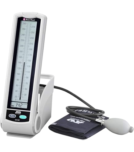 Amazon.co.jp: ケンツメディコ 水銀レス血圧計 KM-380II 卓上型 綿カフ