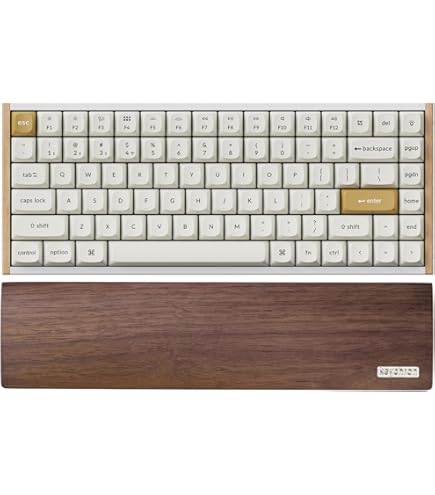 Amazon.co.jp：木製キーボードリストレスト パームレスト Keychron Q1