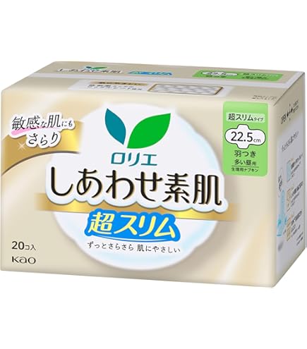 Amazon | ウィスパー 超すっきりスリム 多い日昼夜用 羽つき 18コ