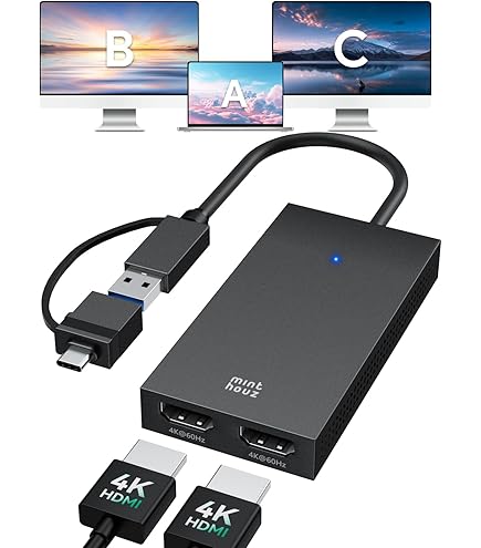 Amazon.co.jp: OWC USB-C Dual HDMI 4K Display Adapter（USB-C - HDMI