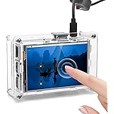 OSOYOO (オソヨー) HDMI 3.5 インチ LCD ディスプレイ モニター タッチスクリーン 1920x1280ハイビジョン Raspberry Pi 4 3 2 Model B に対応 (3.5" HDMI LCD+クリアケース)