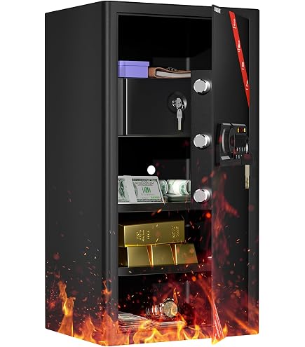Amazon.co.jp: 【家庭用金庫】耐火3時間, 金庫 大型 業務用 防犯金庫