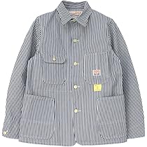 SUGARCANE カバーオール ヒッコリーストライプジャケット シュガーケーン earthmarket1_sc15656