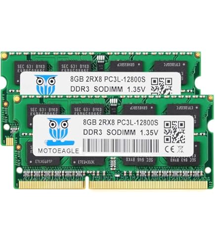 Amazon.co.jp: PC3-10600 DDR3-1333MHz 8GB×2枚 ノートPC用メモリ 16GB  