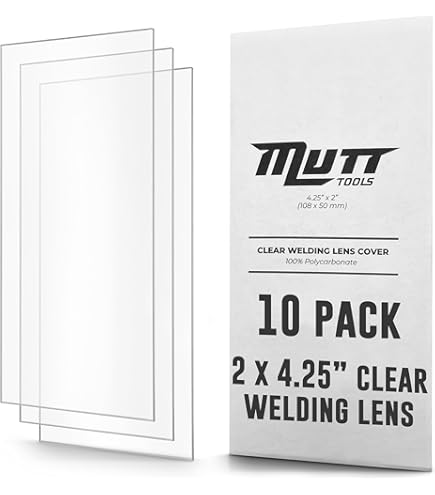 20 Pcs 2" X 4.25" Clear Welding Lens Covers - Optical Grade, For Helmet Hood Replacement