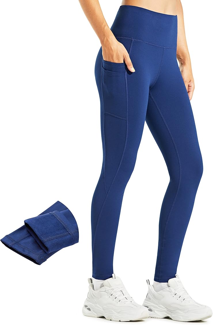 Libin Fleece Lined Leggings Women Water 