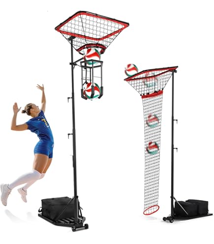 Volleyball Setter Trainer Net - 3'x3', Adjustable Height & Angle, Portable Tr - View #4