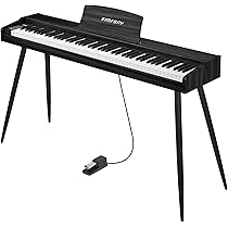 Amazon | KIMFBAY 電子ピアノ 88鍵盤 木製 電子 ピアノ 88鍵