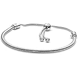 Pandora Moments Snake Link Bracelet with Sliding Clasp 28 cm
