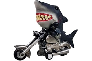 サメのおもちゃの車 | おもちゃの車、摩擦動力バイク ゲーム - オートバイの動物ゲーム、おもちゃの車、恐竜のフィギュア、幼児と未就学児向けの楽しくて教育的なゲーム Keloglu