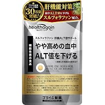 healthagain スルフォラファン 肝臓サポート サプリメント 60粒