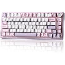 Amazon | YUNZII B75 PRO 75% ガスケットゲーミングキーボード 無線