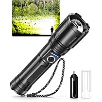 Amazon.co.jp: 【充電式/単4電池対応】懐中電灯 強力 防災 超高輝度