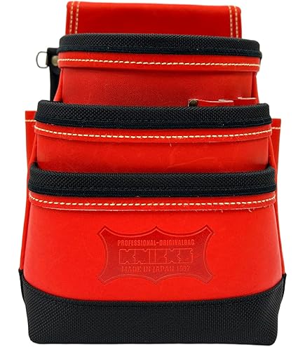 Knicks（ニックス）アドバンガラス革2段腰袋 KNICKS(ニックス) ADV-201VADX-BL アドバンガラス革小物腰袋 ブルー 青