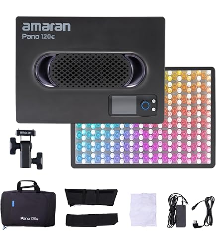 Amazon | Amaran Pano 60cキット LEDビデオパネルライト 60W RGBWW