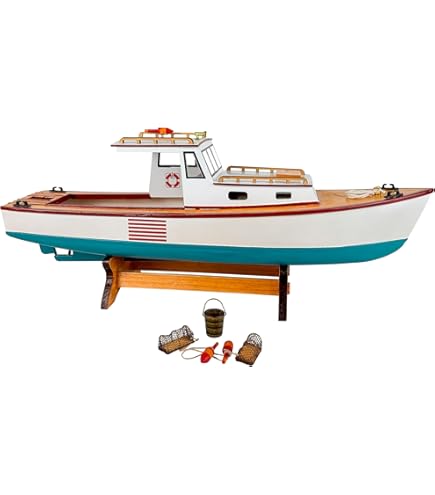 Amazon.co.jp: SAILINGSTORY 木製スピードボートモデル Riva Aquarama
