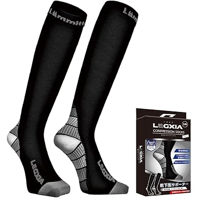 Seritera fit 着圧レッグウェアLサイズ ブラック Seritera fit 着圧