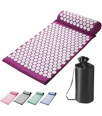 Amazon | ProsourceFit Acupressure Mat and Pillow Set for Back/Neck