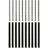 DFsucces ストリップ ヘッダー ソケット コネクタ ピンソケット 2.54mmピッチ 40ピン 単列 メスピン オスピン トタイプ ピンヘッダー (20個セット)