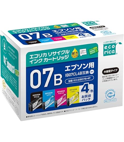 Amazon.co.jp: IB10CL4A 4色パック エプソン互換インクカートリッジ