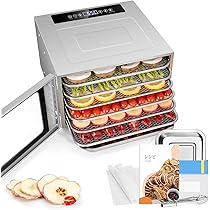 Amazon.co.jp: Kwasyo 6層フードドライヤー ステンレス鋼製食品乾燥機