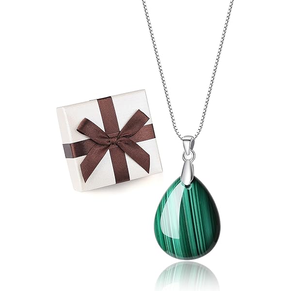 Amazon | [コアイ] ライングリーンアゲート ティアドロップ 925