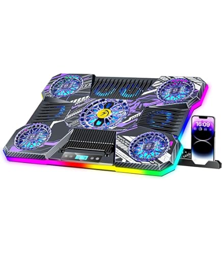 Amazon.co.jp: llano Gaming Laptop Cooler, Laptop Cooling Pad Stand