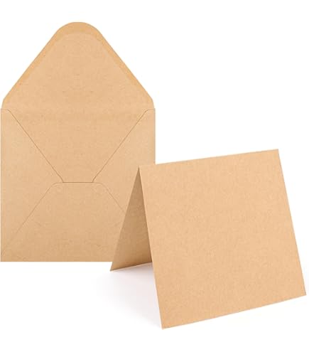 Aazon.co : 60 Pack Colorful Blank Cards And Envelopes 6x6 Inch - View #11