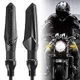 Evermotor バイク ウインカー アップグレード版 流れるウインカー led ウインカー バイク eバイク 車検 12V 汎用 防水 アンバー 高輝度 前後左右通用 2個セット