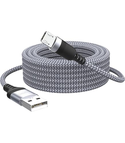 Cargador de datos Micro USB Cable para Kobo Libra H2O Forma Nia Clara HD eReader (2