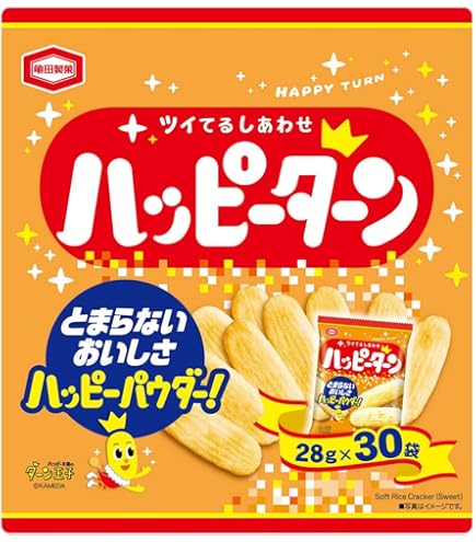 Amazon.co.jp: 亀田製菓 ハッピーターン 108g×12袋 : 食品・飲料・お酒