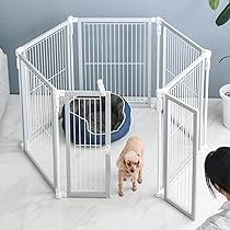 タンスのゲン ペットサークル 6枚] ペットサークル バリアフリー 151×76cm 完成品 段差が