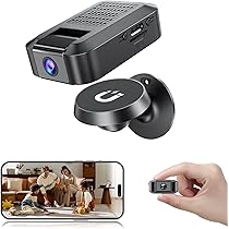 Amazon.co.jp: GDUOD 小型カメラ 【4K 180度回転レンズ】 防犯カメラ