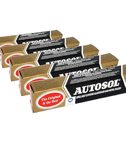 Autosol 01 001053 gold and silver polish with brush and glove, 75 ml