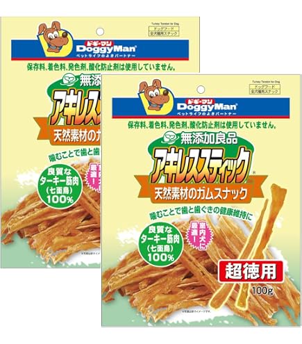 Amazon.co.jp: ドギーマン 犬用おやつ 無添加良品アキレススティック