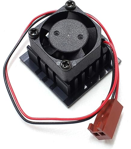 Amazon.co.jp: Easycargo 2pcs 40mm ファン ヒートシンクキット 冷却