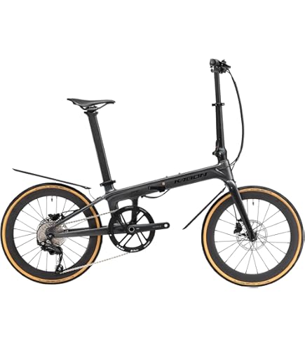 新品未使用 即購入ok 折りたたみ自転車 青 カーボン鋼フレーム 20インチ Amazon | 新しいアップグレード折りたたみ自転車、KABON 20