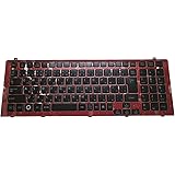 (修理交換用) 適用するNEC LaVie LL750/ES LL750/FS LL750/F2 LL770/ES LL770/FS LL850/ES 日本語キーボード 赤
