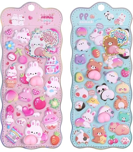 Amazon.co.jp: おしりシール、3dステッカー 子供向け、ぷくぷくシール